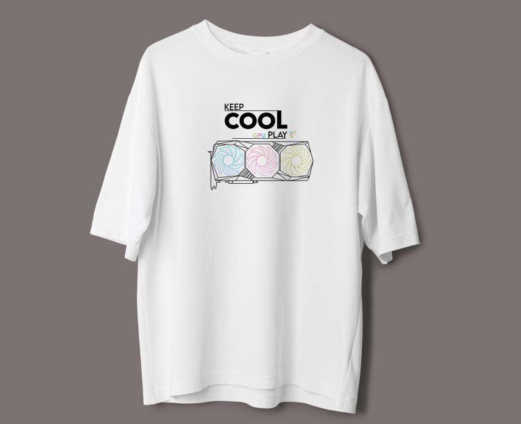 GPU Serin Oyun Sıcak Oversize Tshirt - Görsel 2