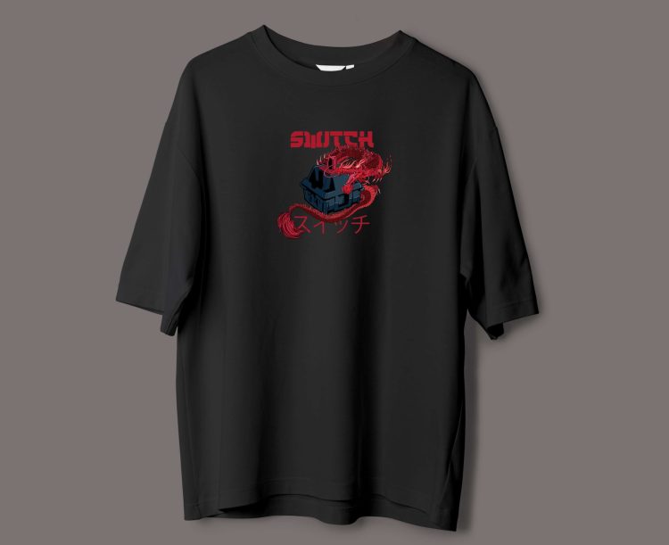 Switch Dizayn Oversize Tshirt - Görsel 2