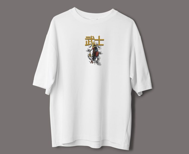 Samurai Bird Oversize T-Shirt - Görsel 2